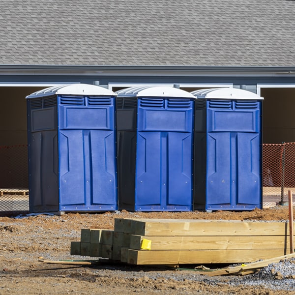 are there different sizes of portable toilets available for rent in Baldwin City